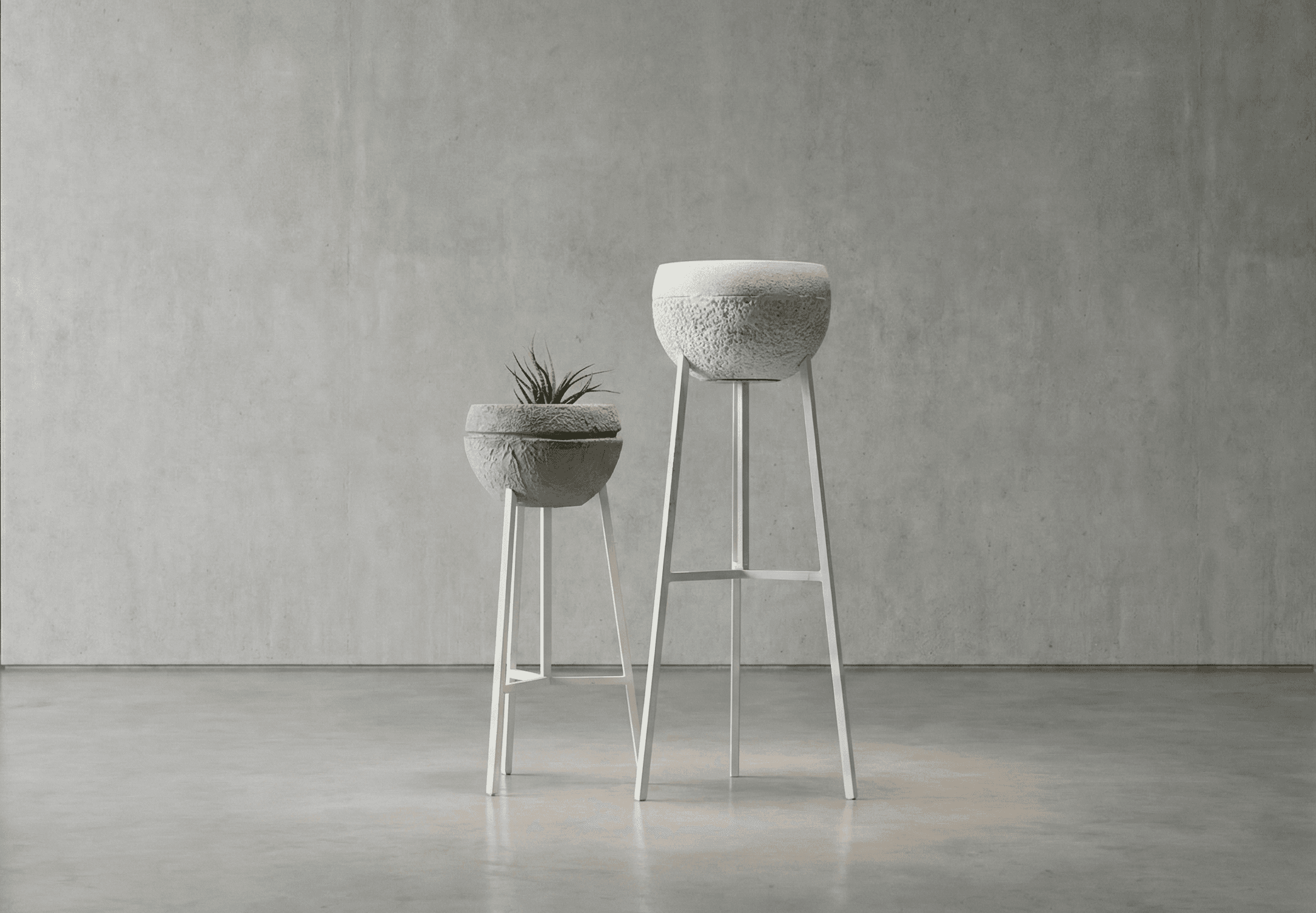 Cement Mixed Planters - Various Sizes